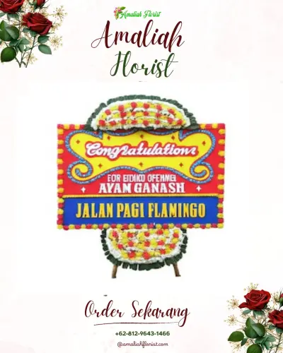 Bunga Papan Congratulation di Tlogowungu